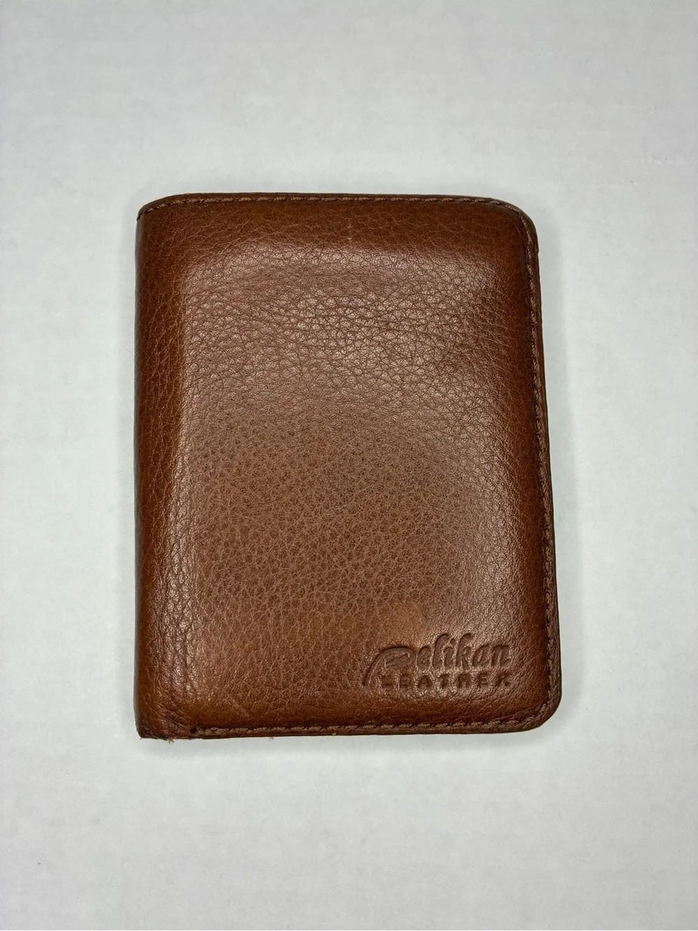 Vintage Pelikan Leather Brown Men’s Leather Bifold Wallet